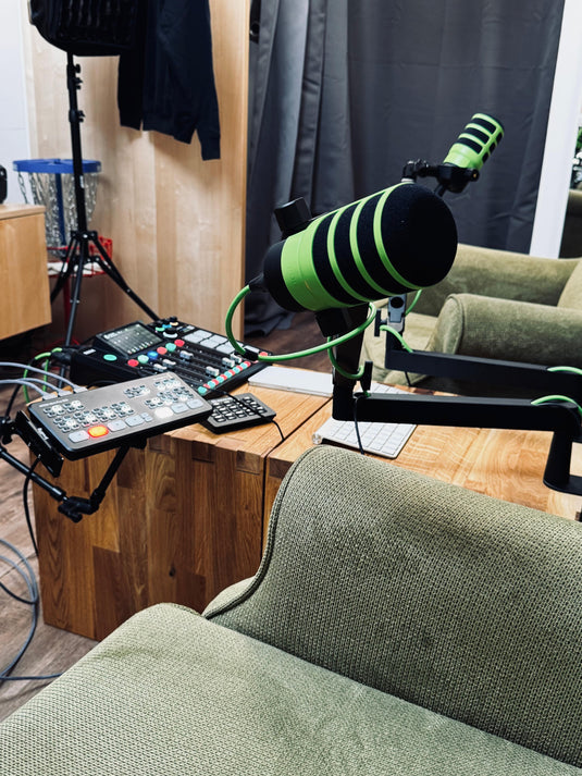 Podcast Studio im WOD Shop DiscGolf Wenzenbach